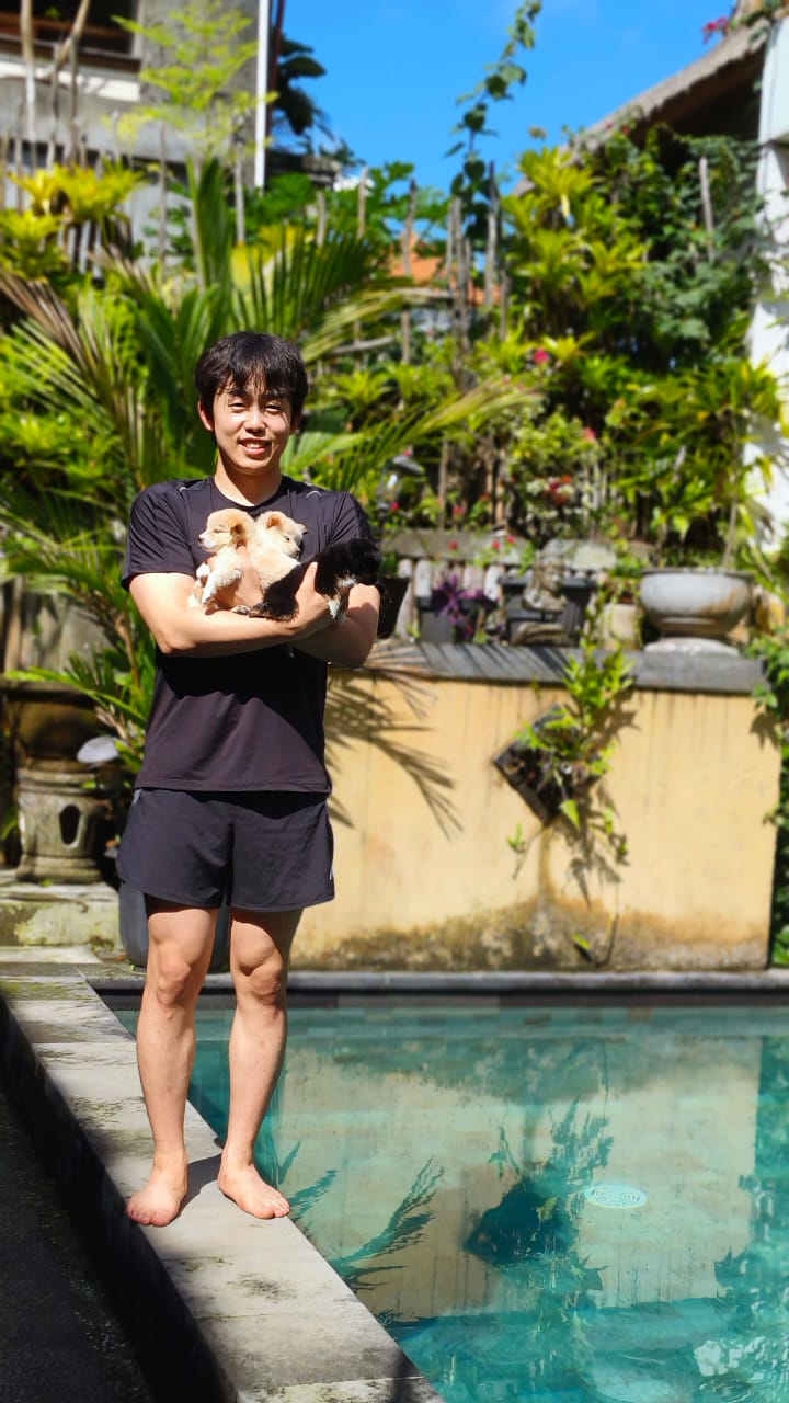 puppy yoga bali rizky baru yes3, what to wear to puppy yoga